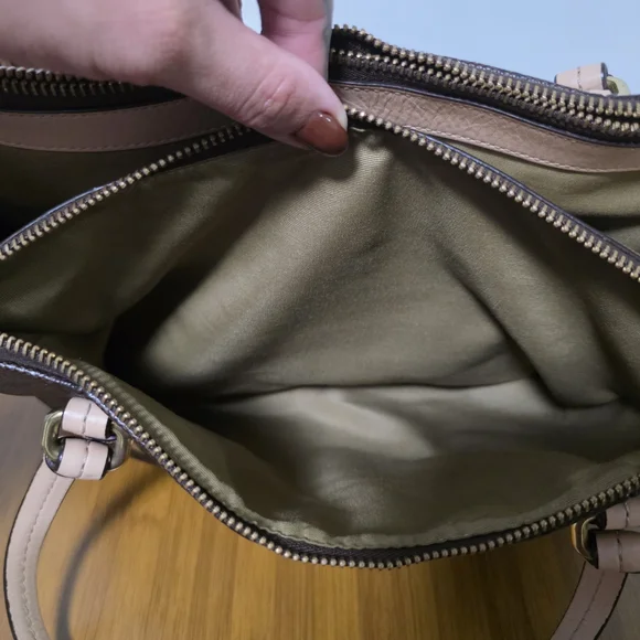 Coach Signature Brown Tote Bag - Picture 7 of 9